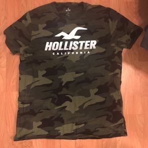 Green Camouflage Holister T-shirt